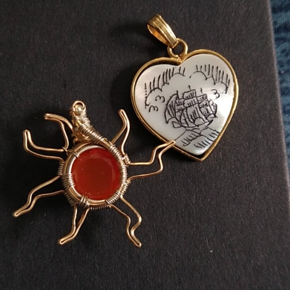 Lot of rings, pendants, and earrings - Picture 3 of 5